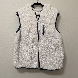 Weatherproof Cream Sherpa Fleece Vest